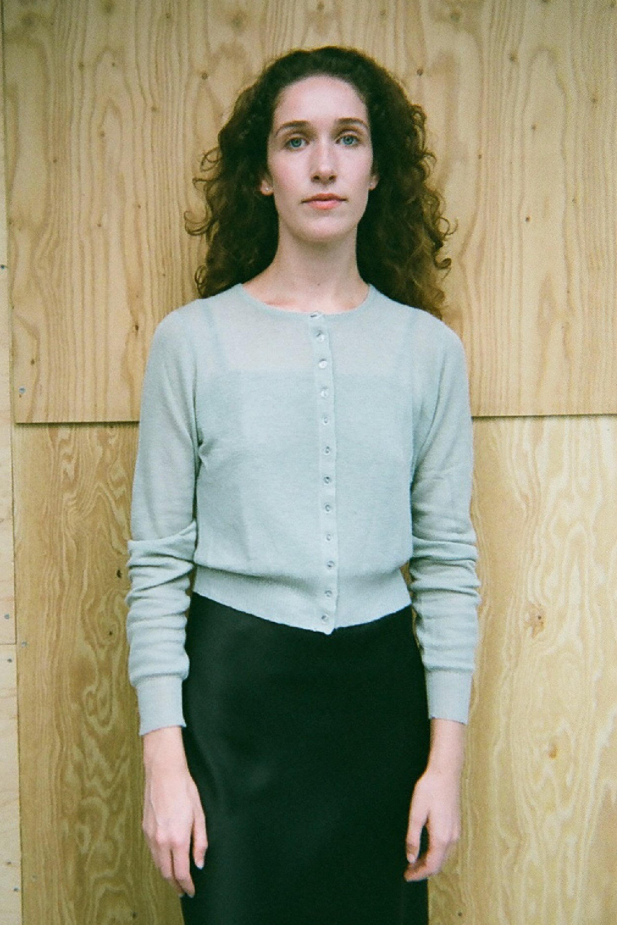 CASHMERE CARDIGAN ICE BLUE – HAZE | Underwear