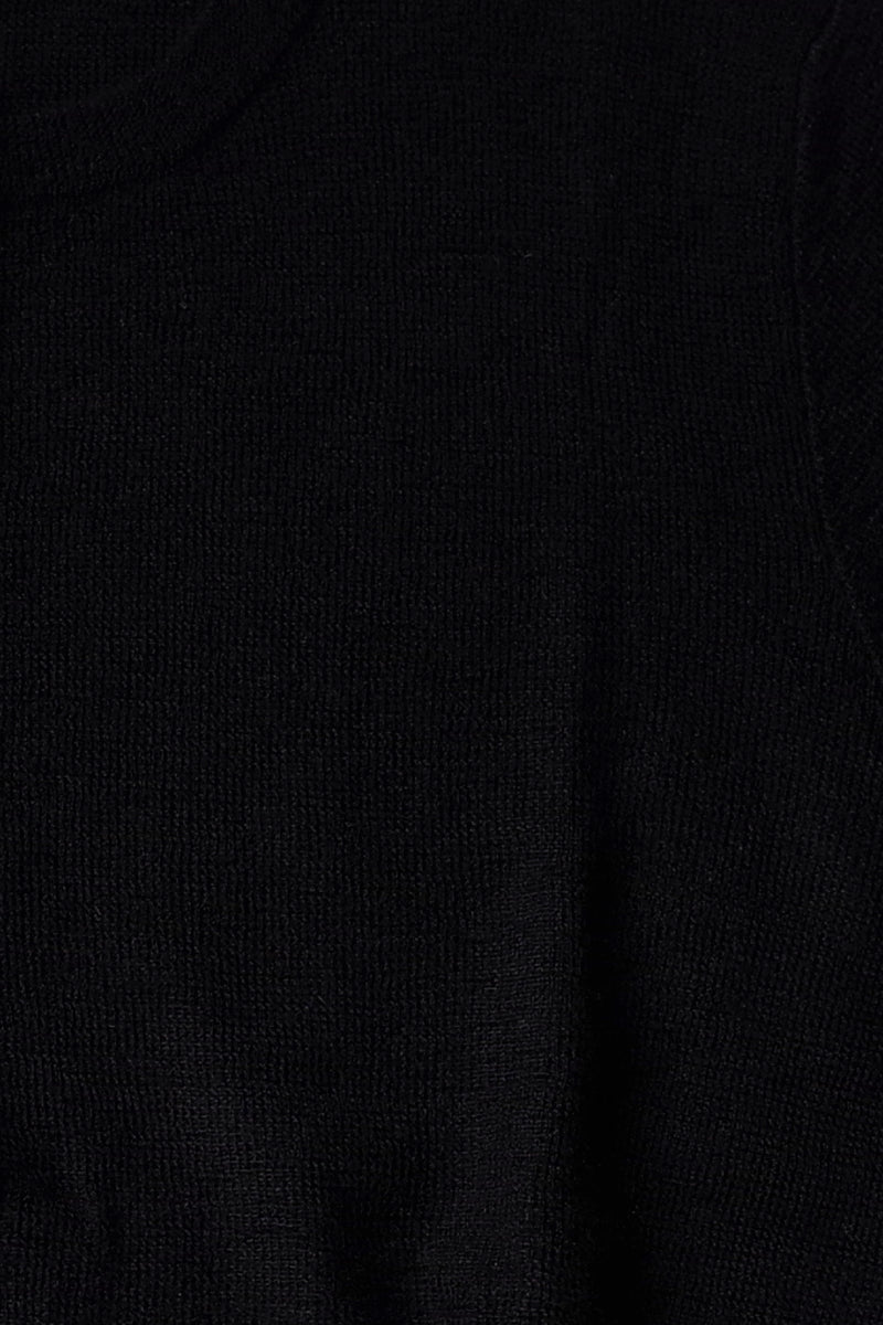 CASHMERE CARDIGAN　BLACK