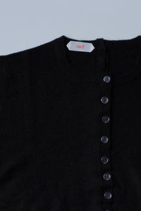 CASHMERE CARDIGAN　BLACK