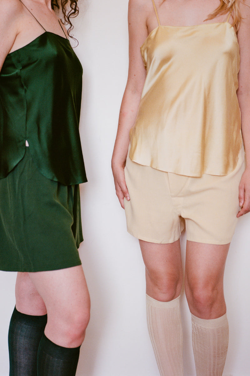SILK CAMISOLE FOREST