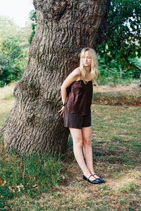 SILK CAMISOLE　CACAO