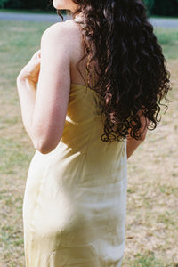 SILK SLIP DRESS　MIMOSA