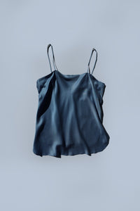 SILK CAMISOLE　BLUE TOPAZ